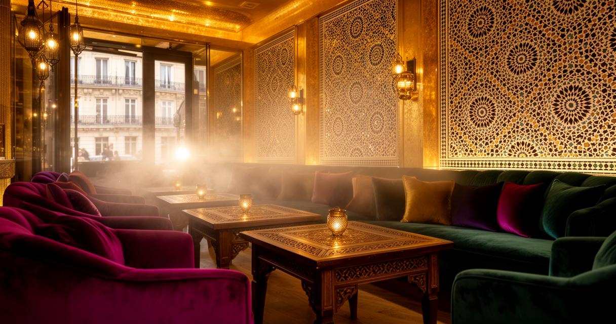 Bar à Chicha 1001 Nuits à Paris : voyage sensoriel dans une ambiance orientale raffinée